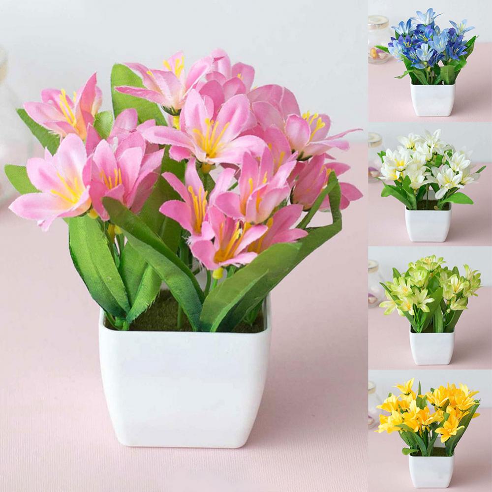 15 cm Kunstmatige Lelie Bloem  - Bonsai Garden And Cafe recensie en prijs