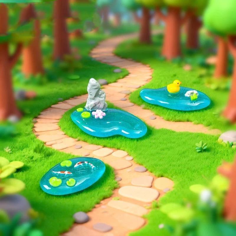 【MA】Mini harsvijverornamenten  - Bonsai Garden With Pond recensie en prijs