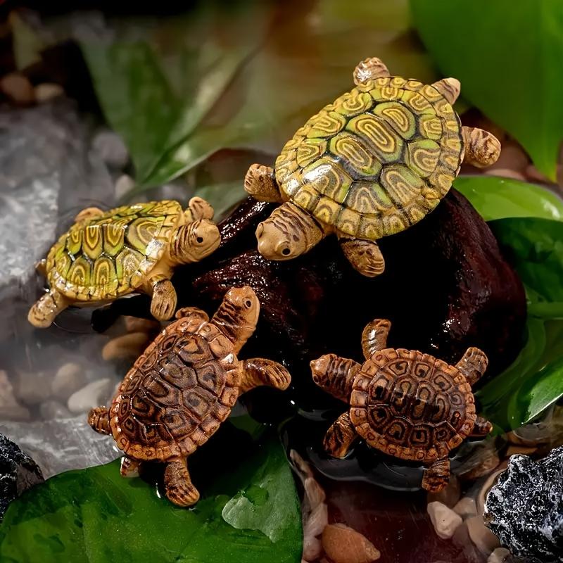 6 mini-schildpadbeelden voor a - Bonsai Garden With Pond recensie en prijs