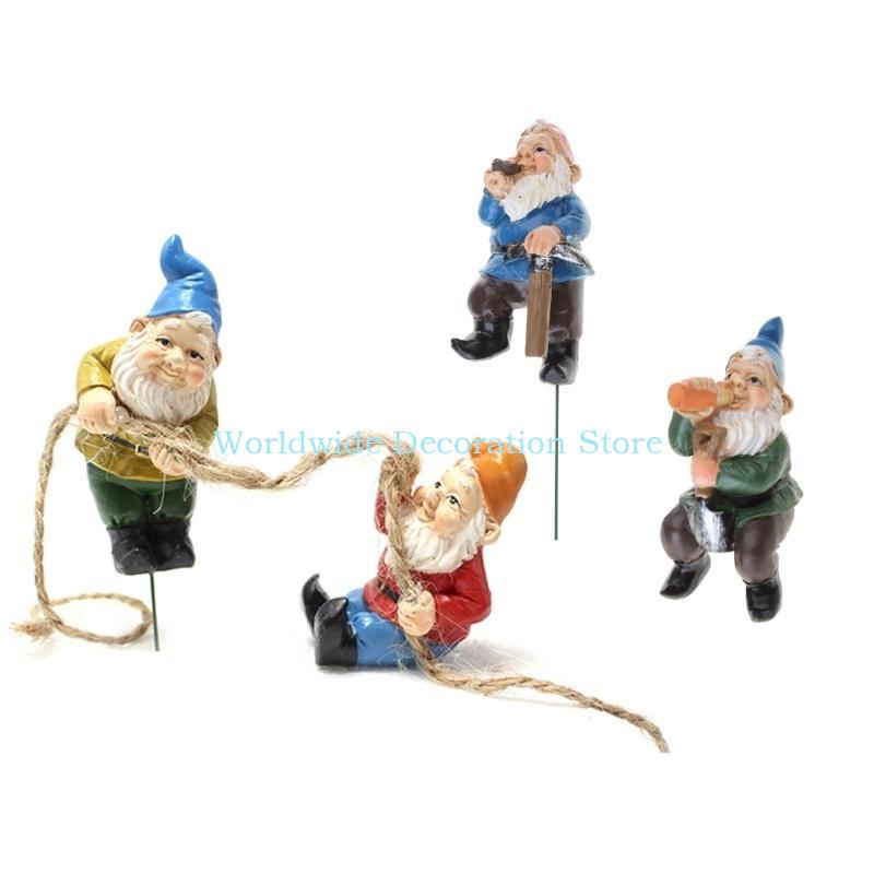 Q39B 4PCS DWARF RESIN Figurine - Bonsai Garden With Pond recensie en prijs