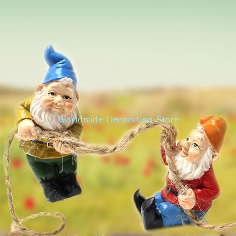 Q39B 4PCS DWARF RESIN Figurine - Bonsai Garden With Pond recensie en prijs