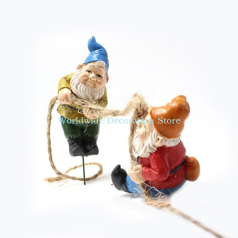 Q39B 4PCS DWARF RESIN Figurine - Bonsai Garden With Pond recensie en prijs