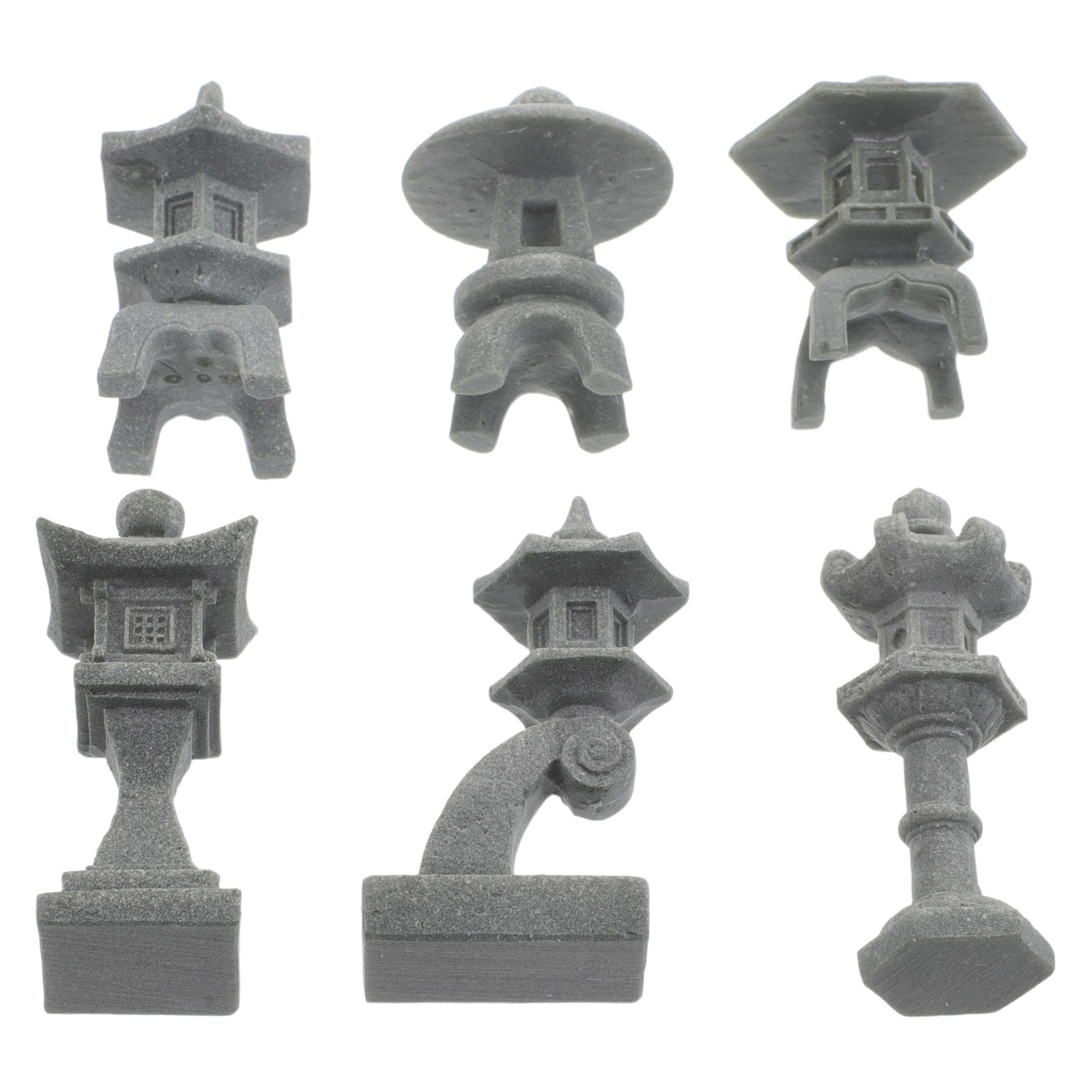 6-delige Japanse stenen lantaa - Bonsai Zen Garden Set recensie en prijs